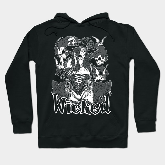 wicked witch Hoodie by Stitchedupscribbles72